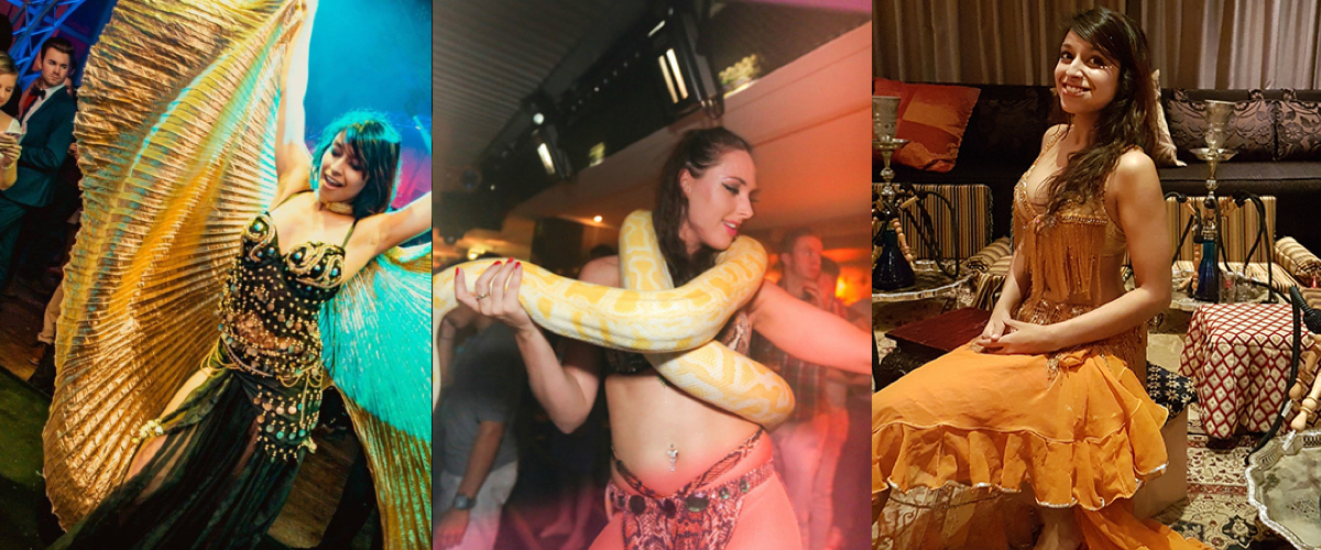 Vuurshow en slangenshow voor je feest